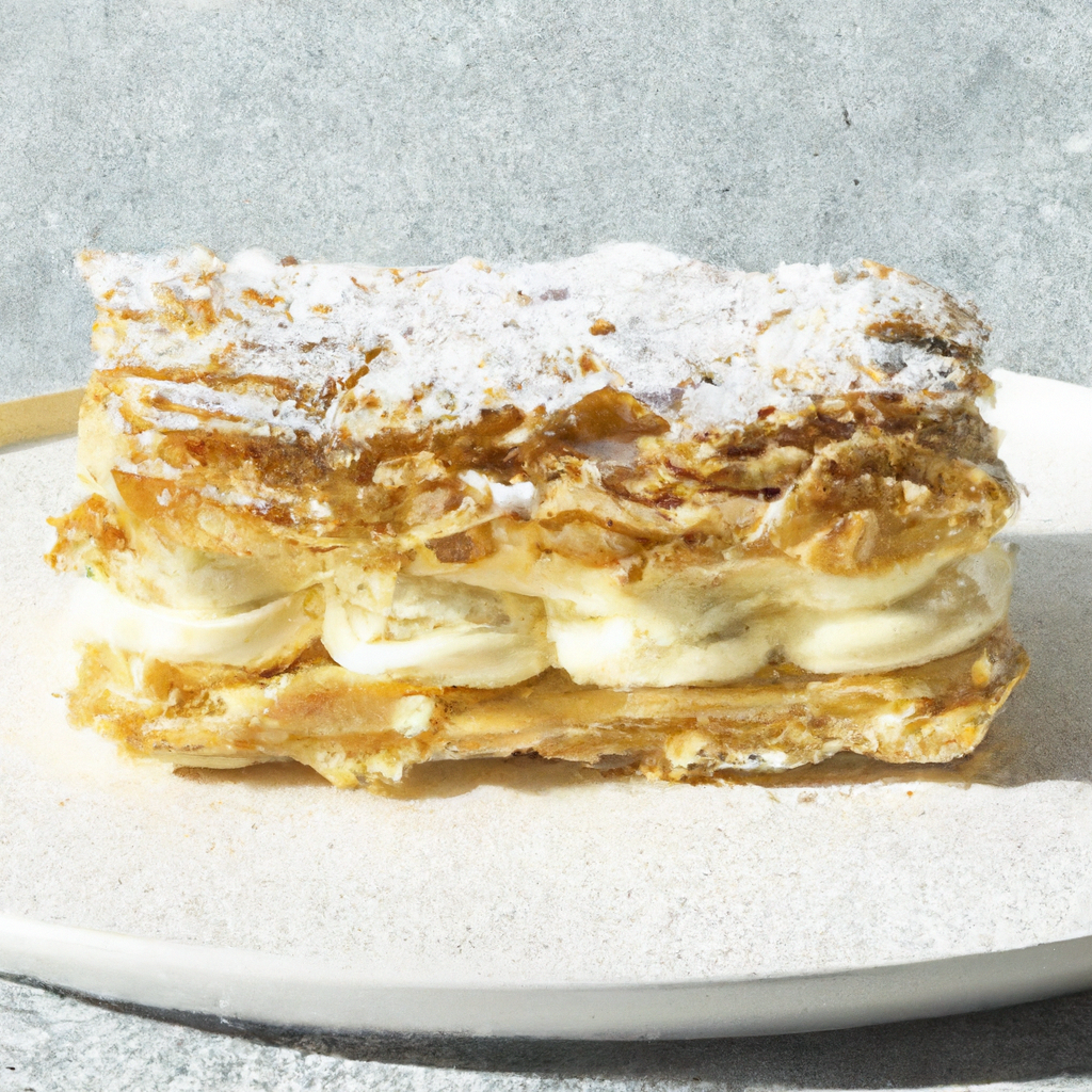 Napoleon Cake Layered Custard Cake