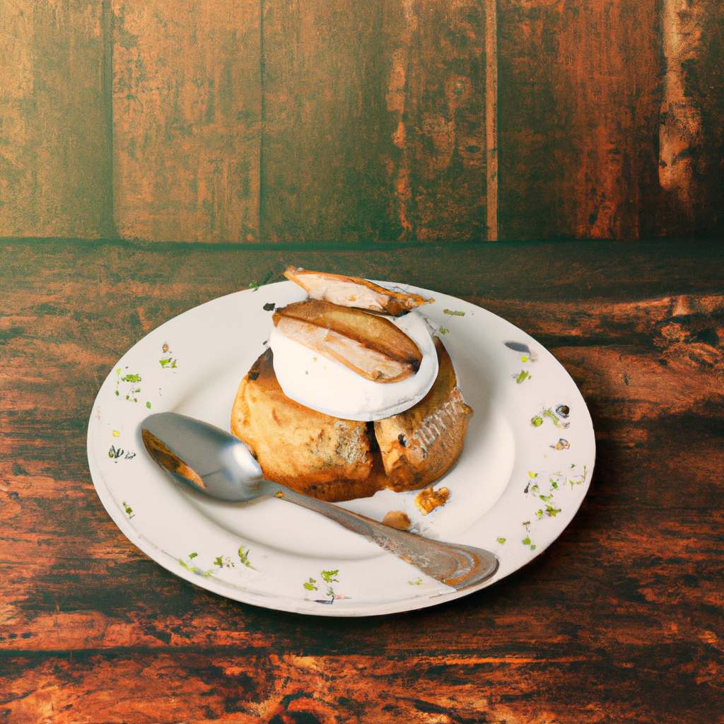 Caramelised Pear Almond Cake