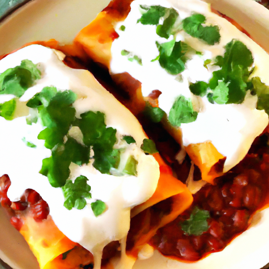 Bean Enchiladas