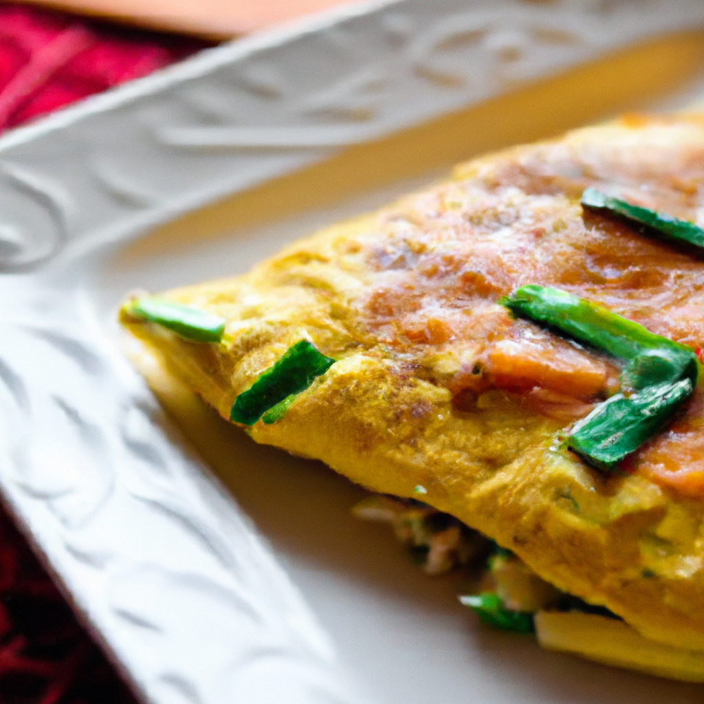 Fluffy Omelet With Crab Newburg Sauce