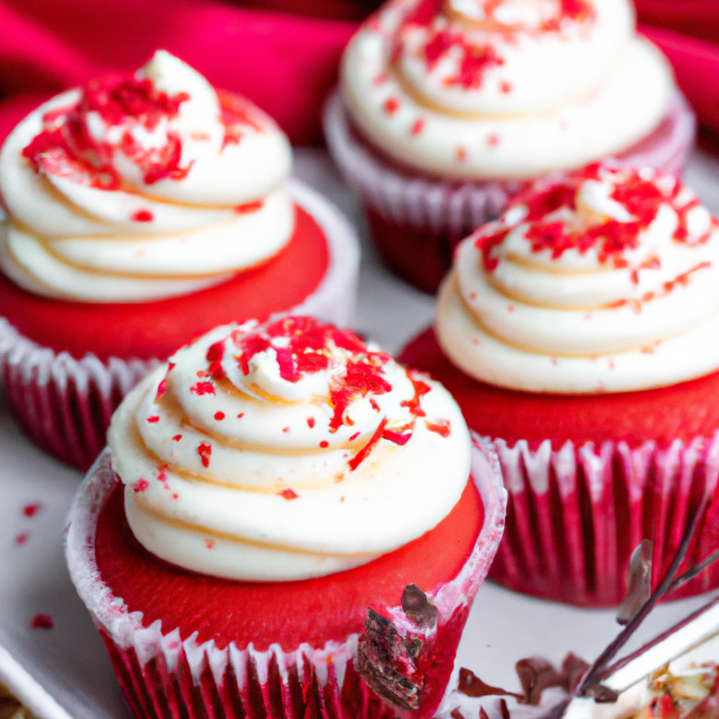 Red Velvet Cupcakes For Valentines Day