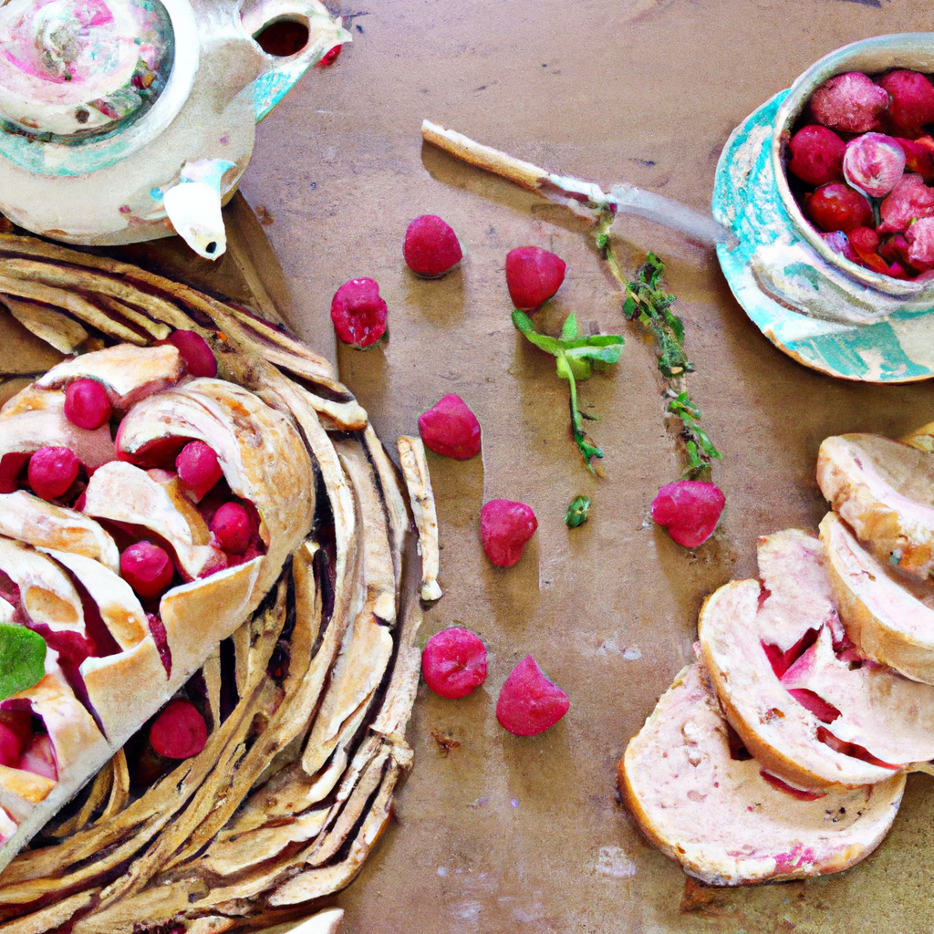 Raspberry Marshmallow Bread