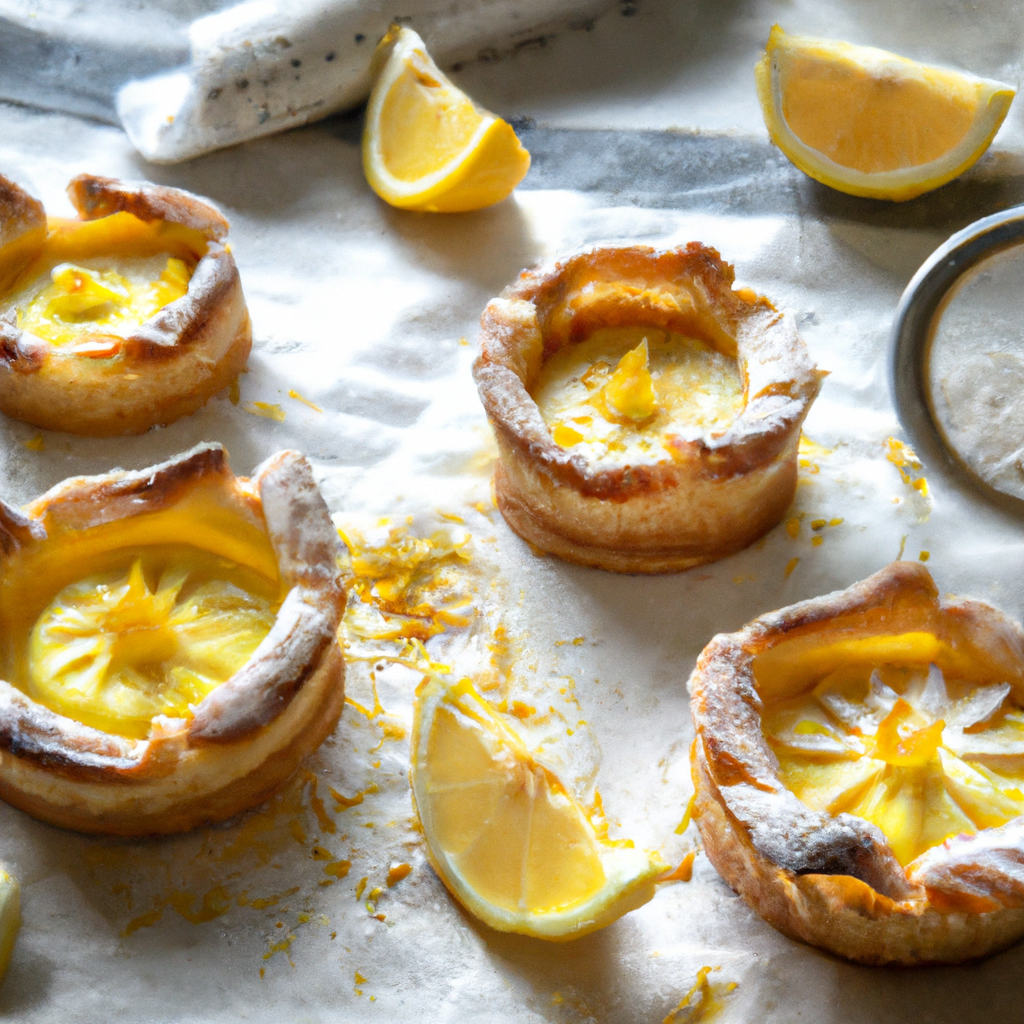 Lemon Curd Tarts In Phyllo Dough Cups
