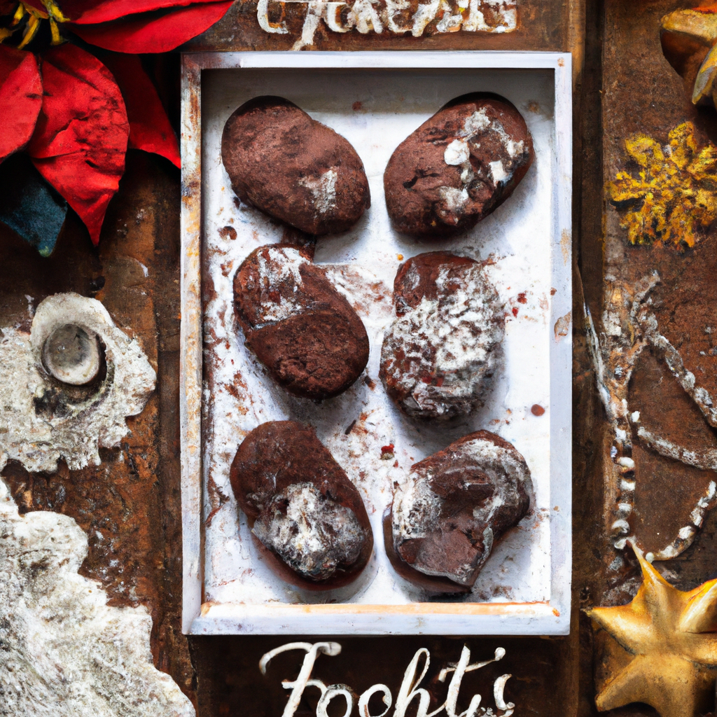 Mostaccioli Spiced Chocolate Dipped Cookies