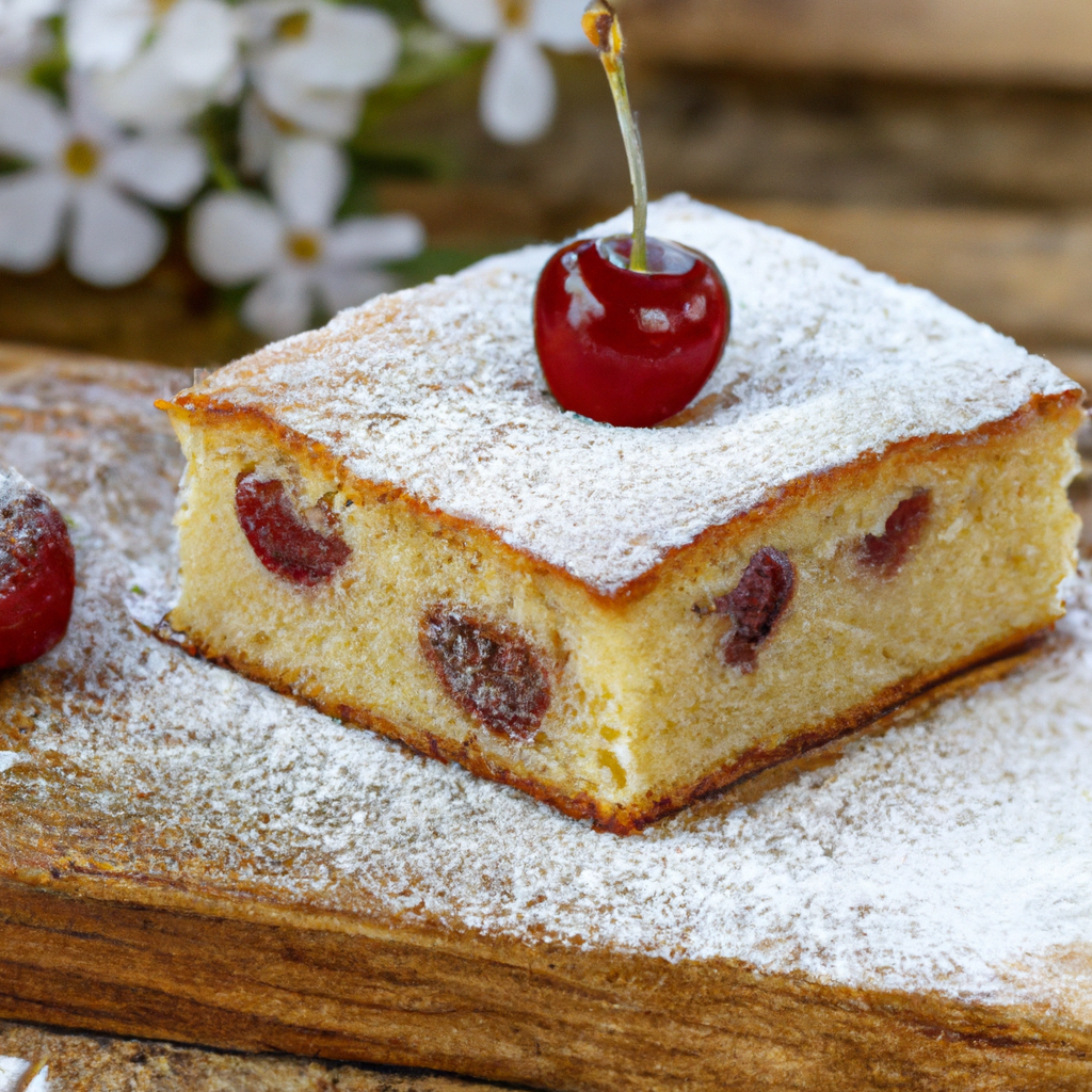 Cherry Bakewell Cake