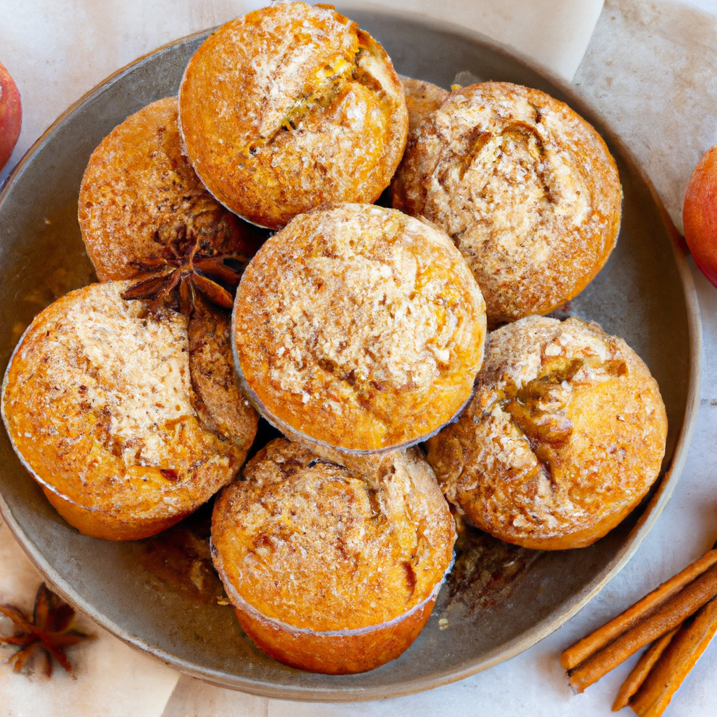 Zimt Apfel Muffins Cinnamon Apple Muffins