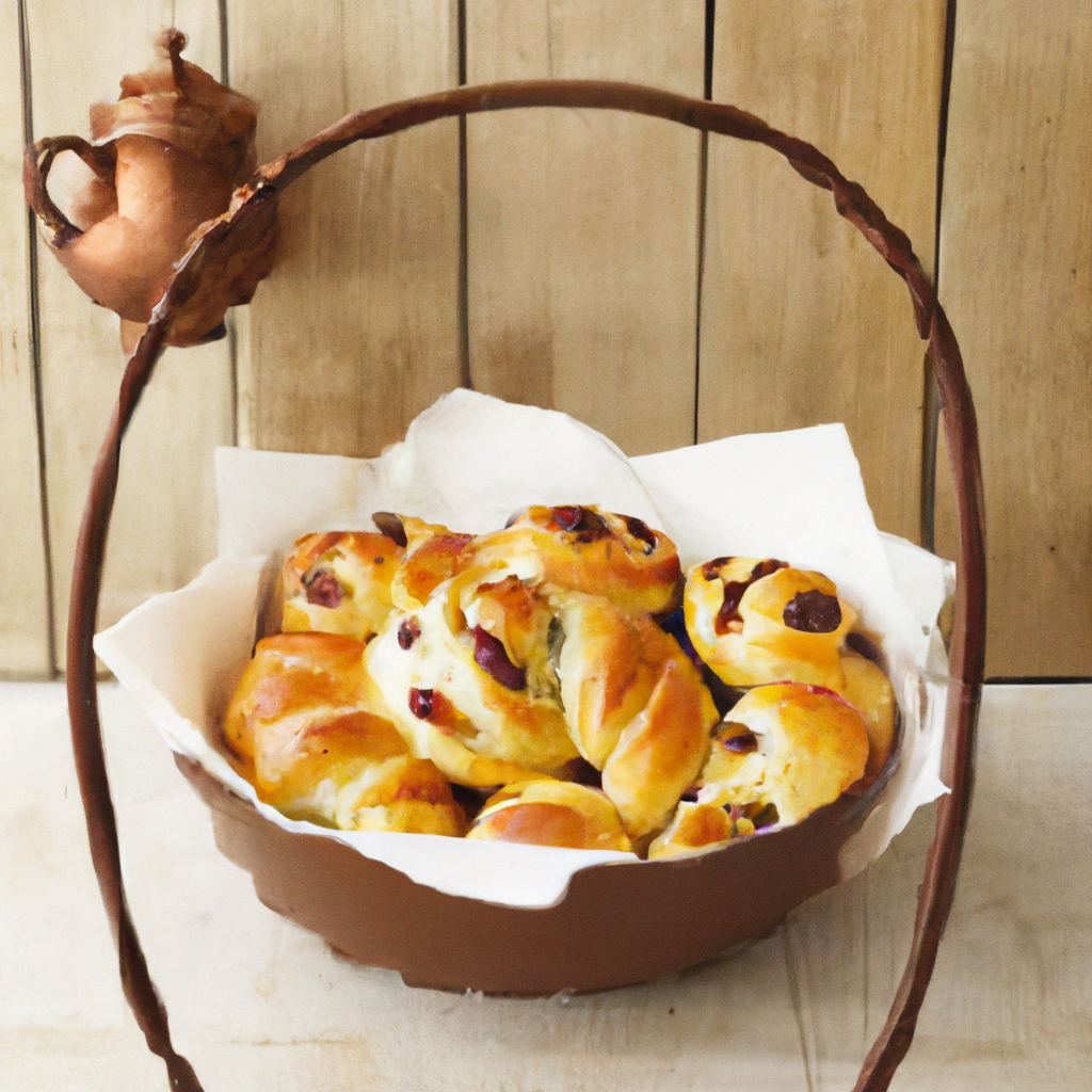 Raisin Stuffed Pastry Rolls