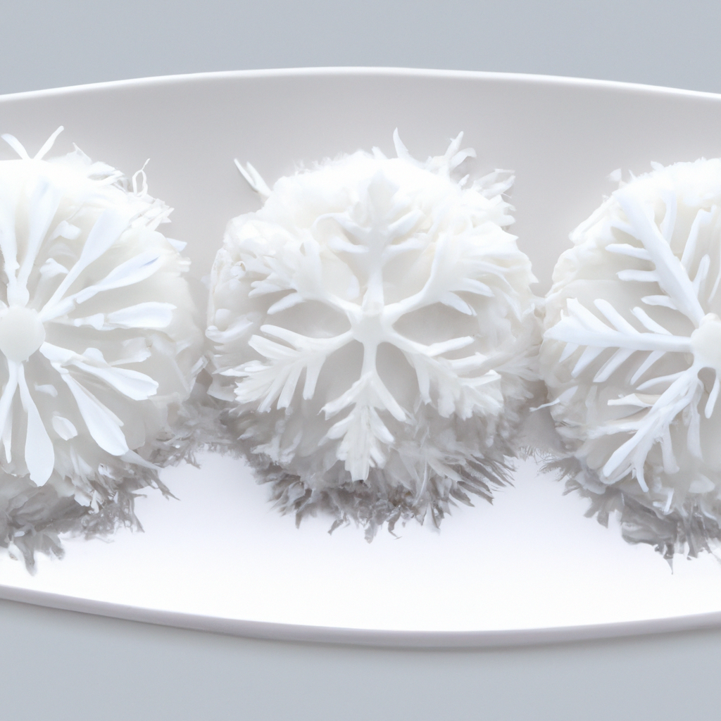 Kokos Schneeflocken Coconut Snowflakes