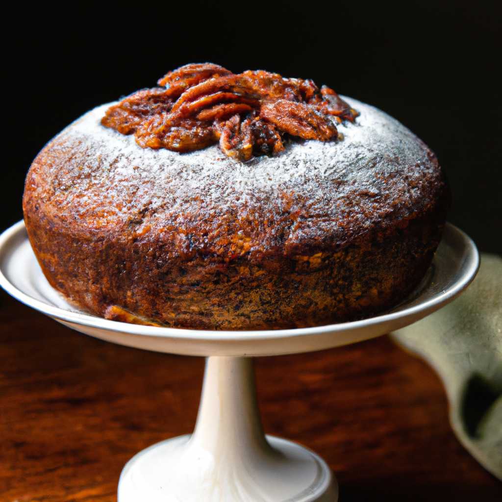 Pecan Whiskey Cake