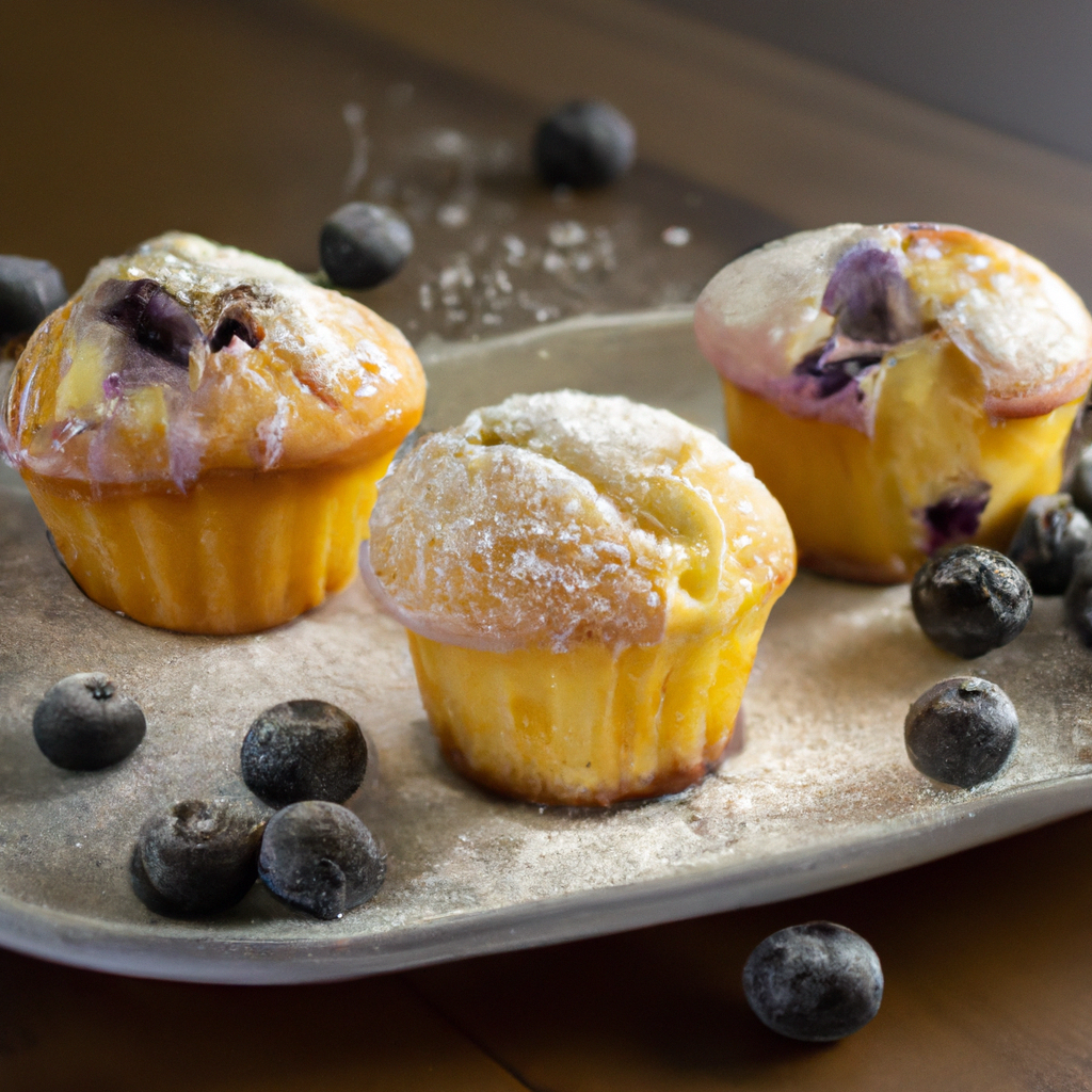 Blueberry Cream Muffins
