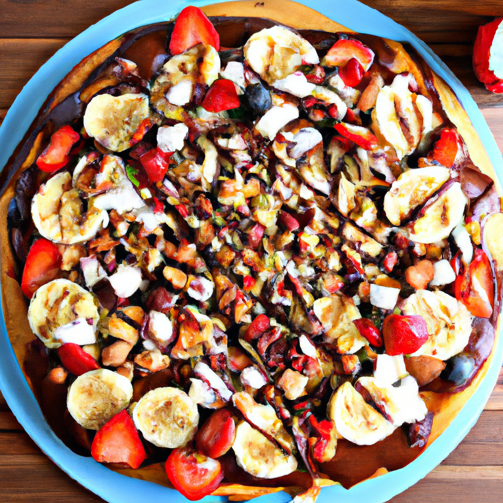 Brownie Banana Split Pizza