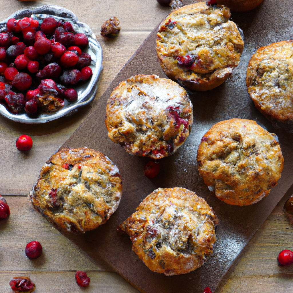 Grand Marnier Cranberry Nut Muffins