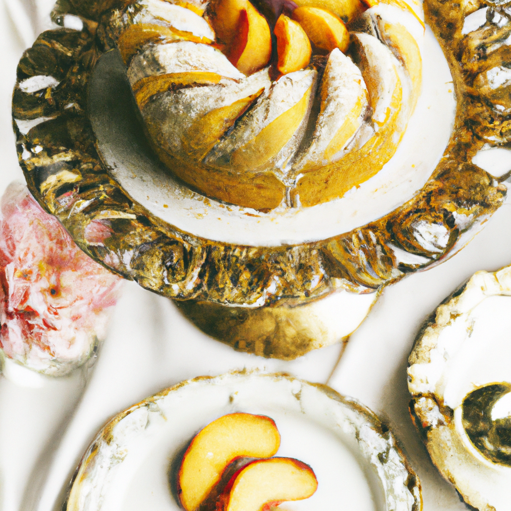Ciasto Z Brzoskwiniami Peach Cake