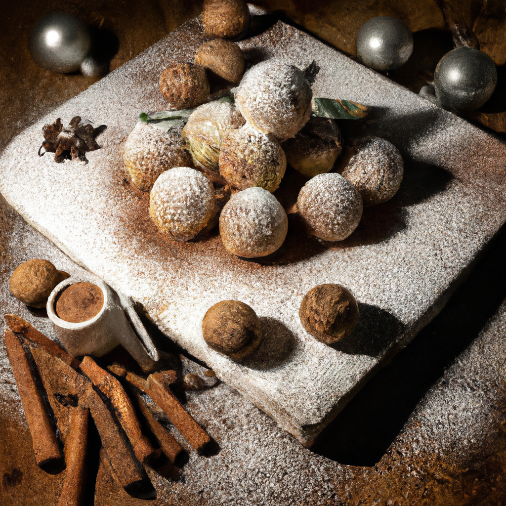 Zimt Haselnuss B&auml;llchen Cinnamon Hazelnut Balls