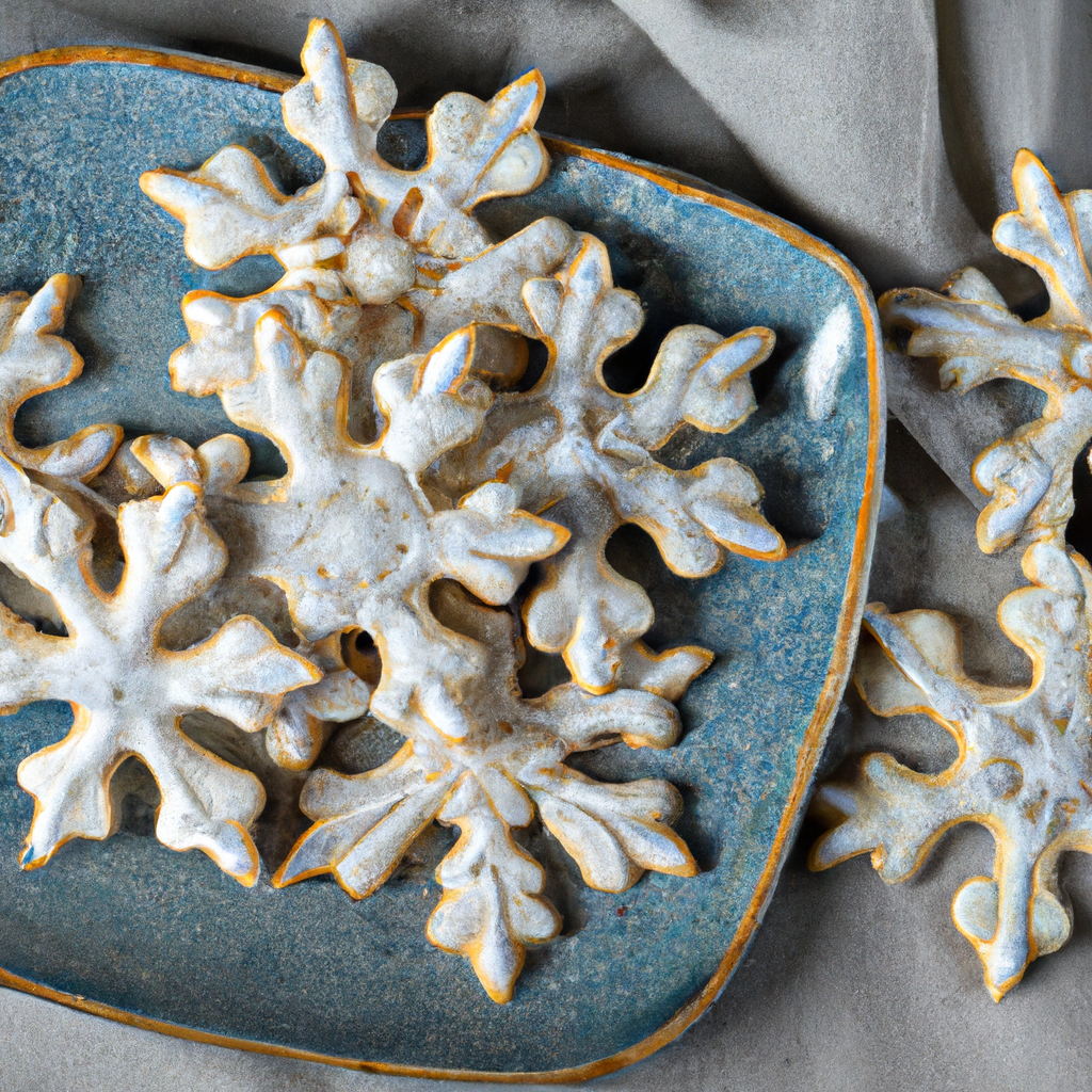 Snefnugsm&aring;kager Snowflake Cookies