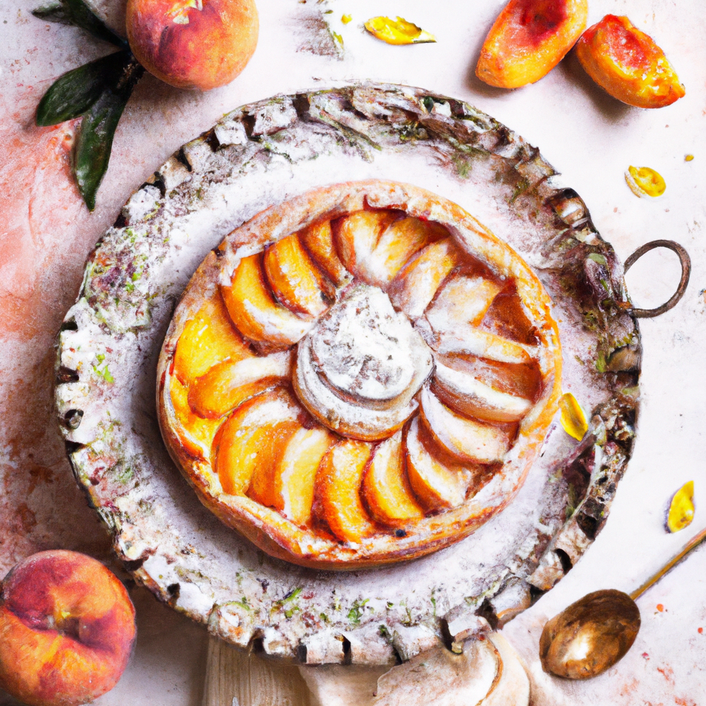 Tarta De Melocot&oacute;n Peach Tart