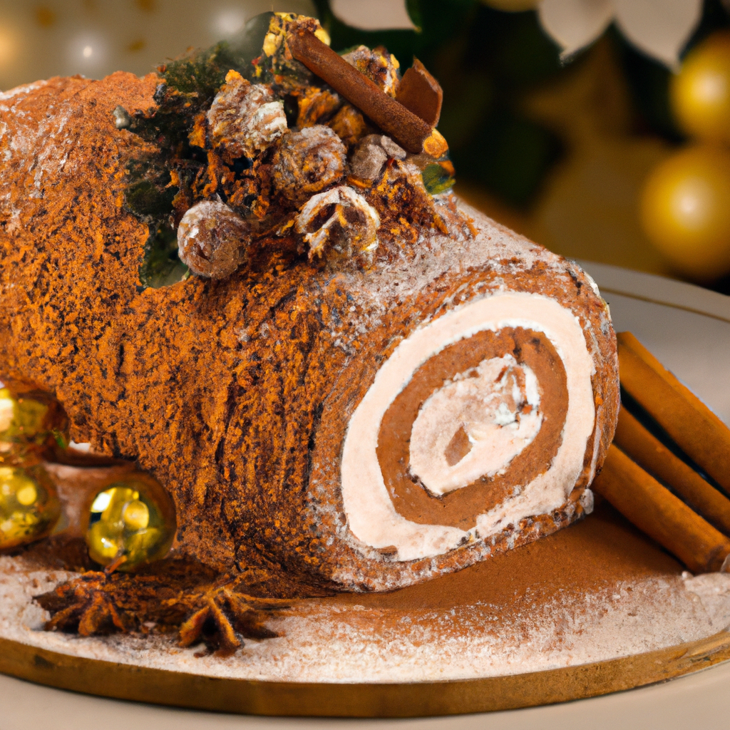 Rotolo Di Natale Chocolate Christmas Roll