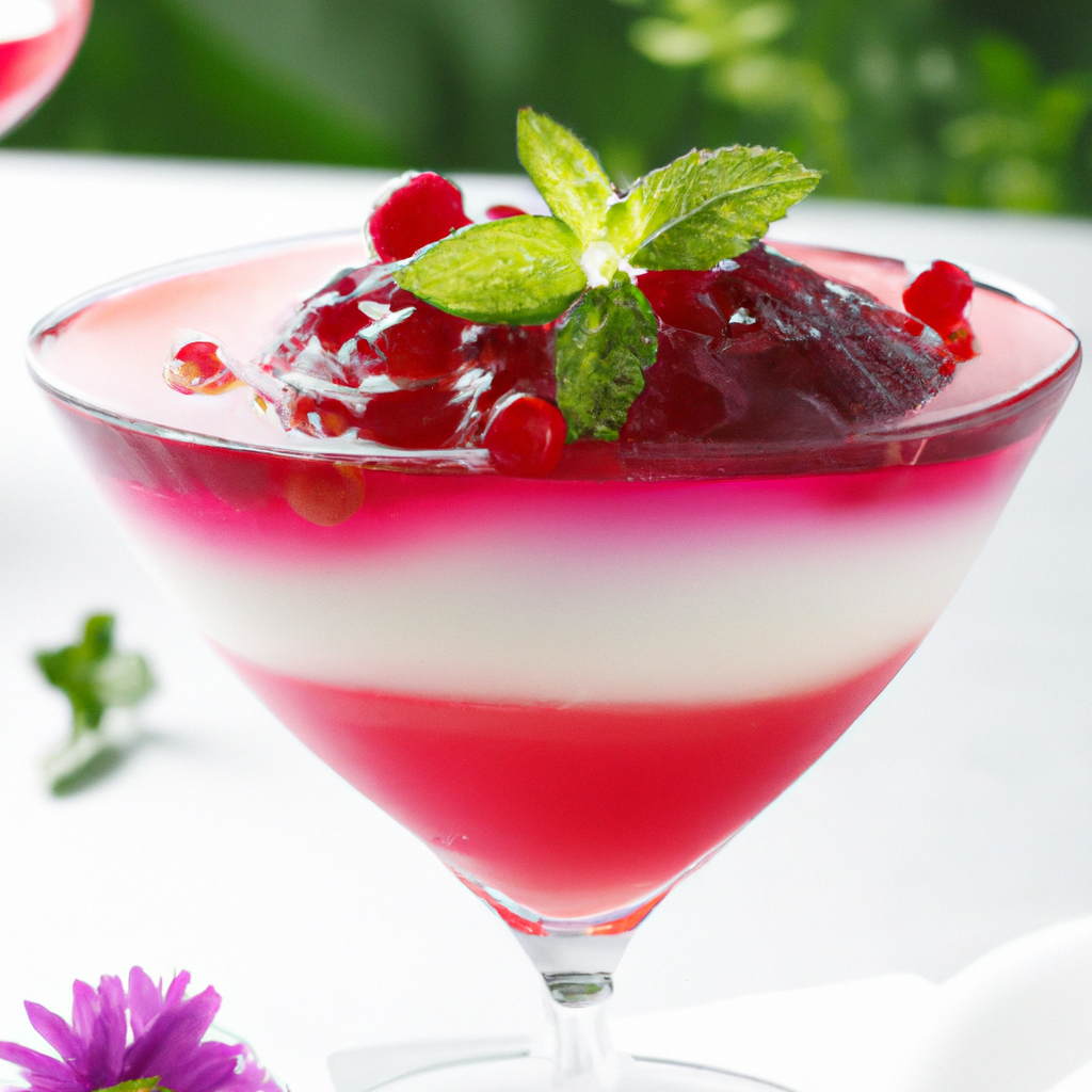 Fruity Gelatin Pudding Vegan