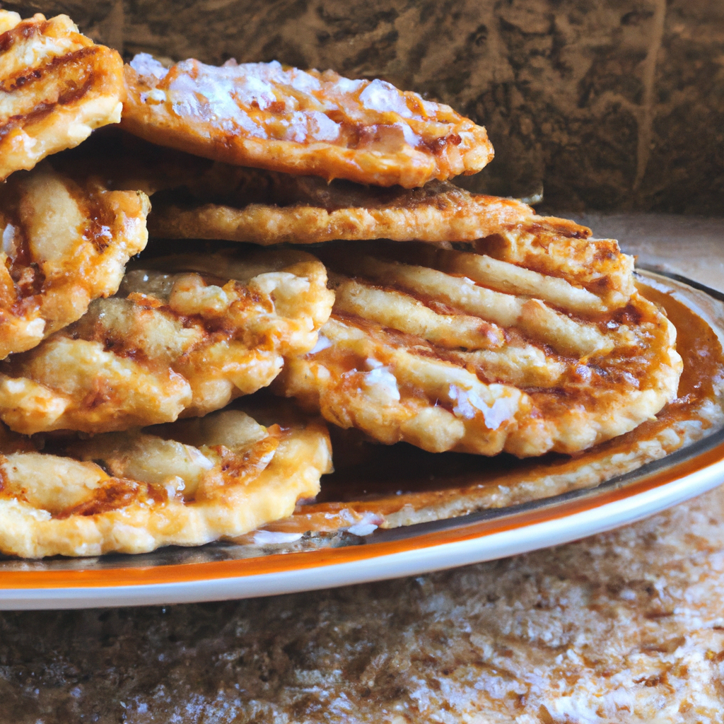 Vanille Pl&auml;tzchen Mit Krokant Vanilla Cookies With Caramel Brittle