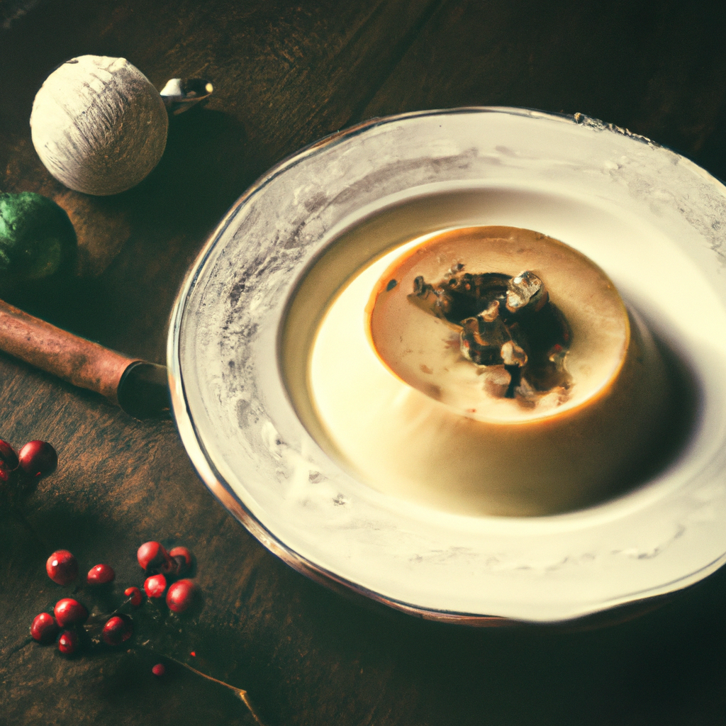 Eggnog Custard Pie
