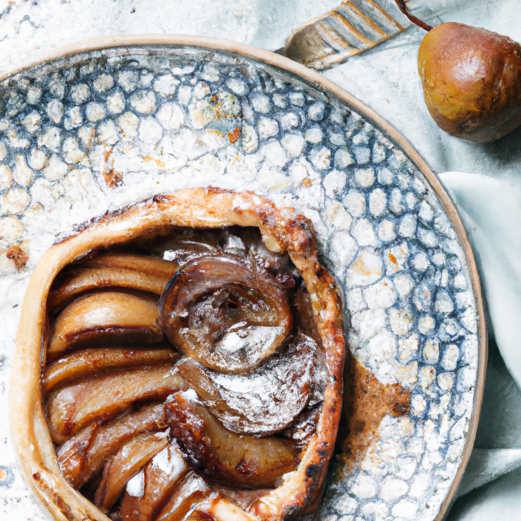 Chestnut And Pear Tart
