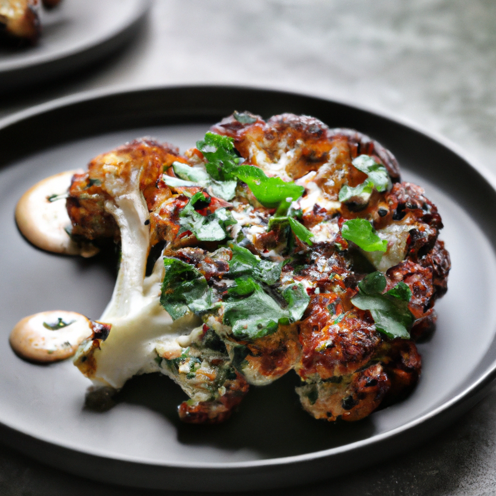 Cauliflower Steak Au Poivre