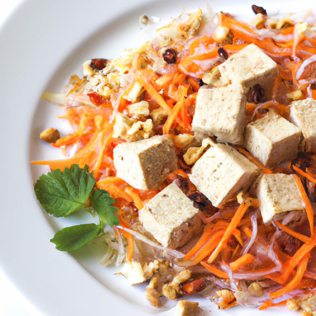 Vietnamese Tofu Vermicelli Salad