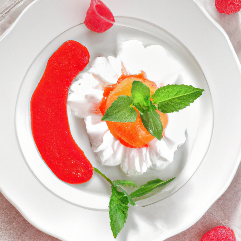 Apricot Melba Mold