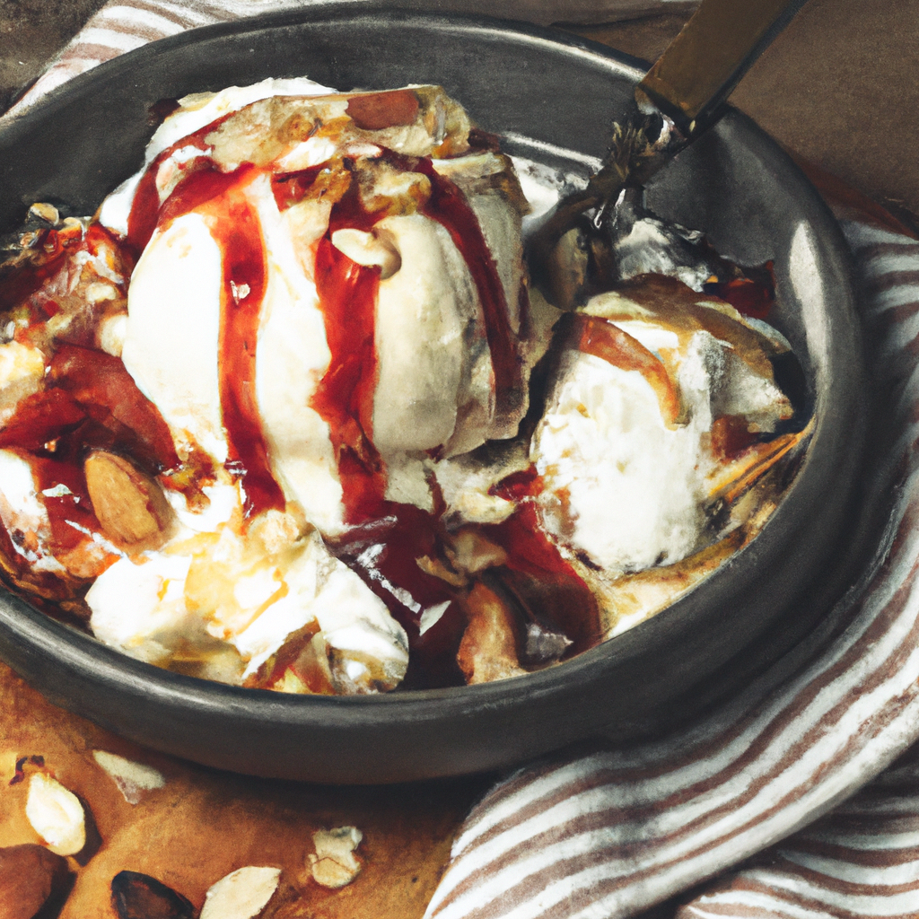 Cherry Almond Crumble