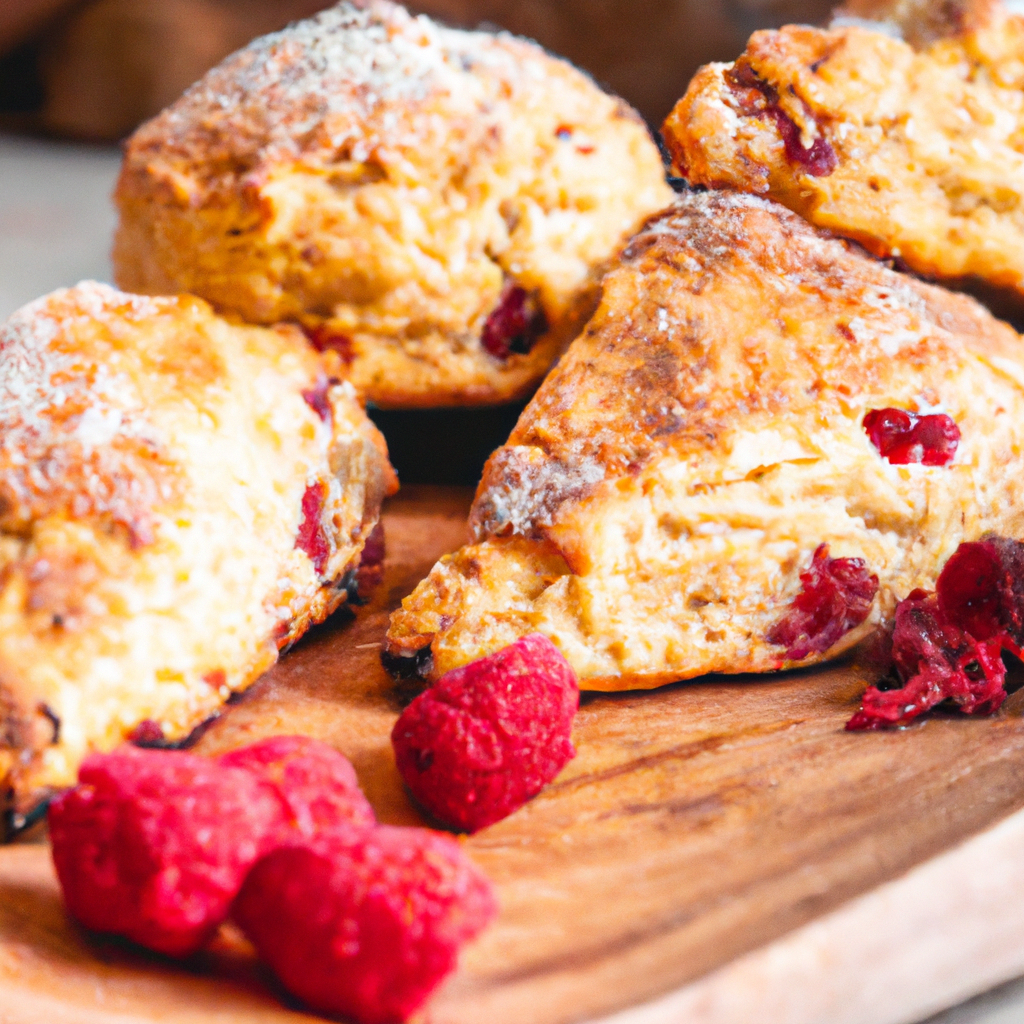Rich Raspberry Scones