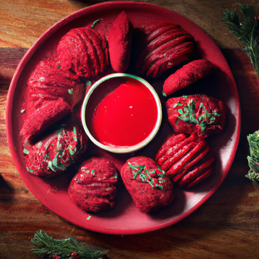 Red Velvet Thumbprint Cookies