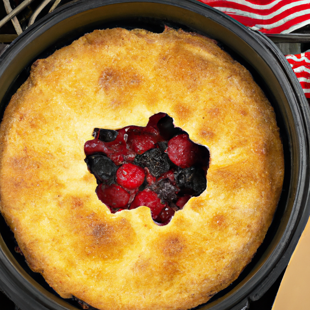 Dutch Oven Campfire Cobbler
