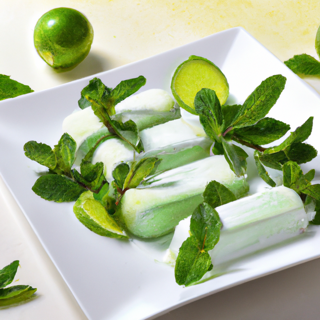 Frozen Mint Lime Dessert