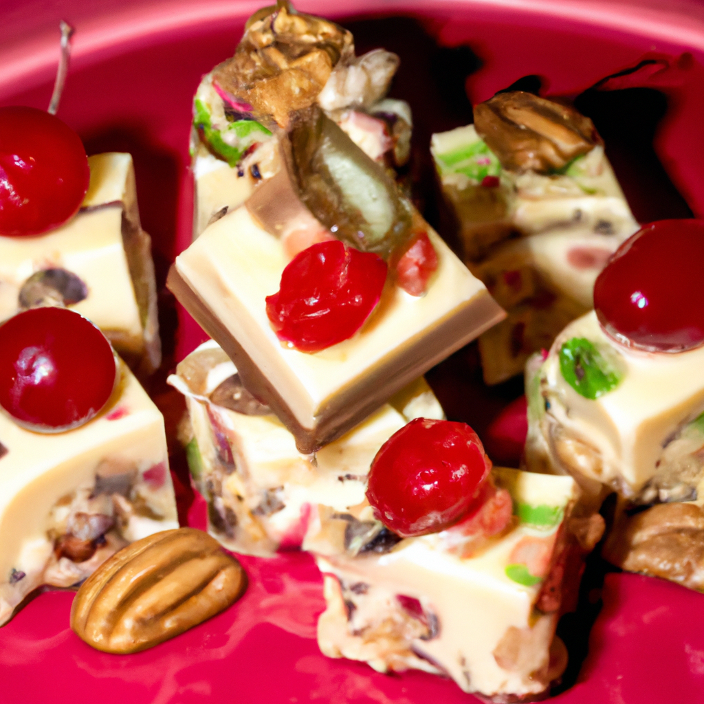 Christmas Cherry Fudge