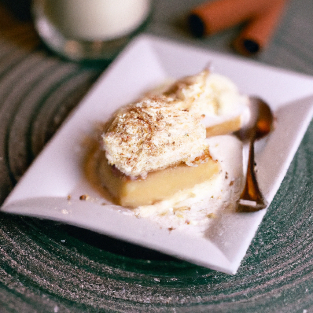 Eggnog Cheesecake Bars