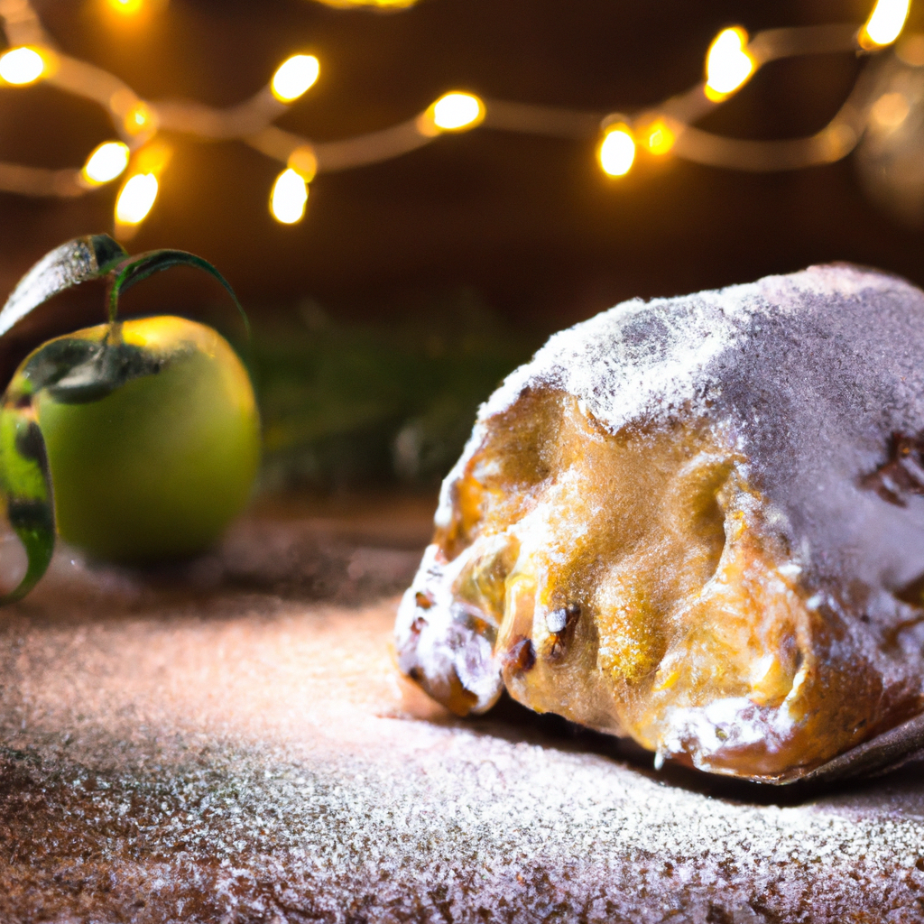 Apfelstollen Mit Vanilleglasur Apple Stollen With Vanilla Glaze