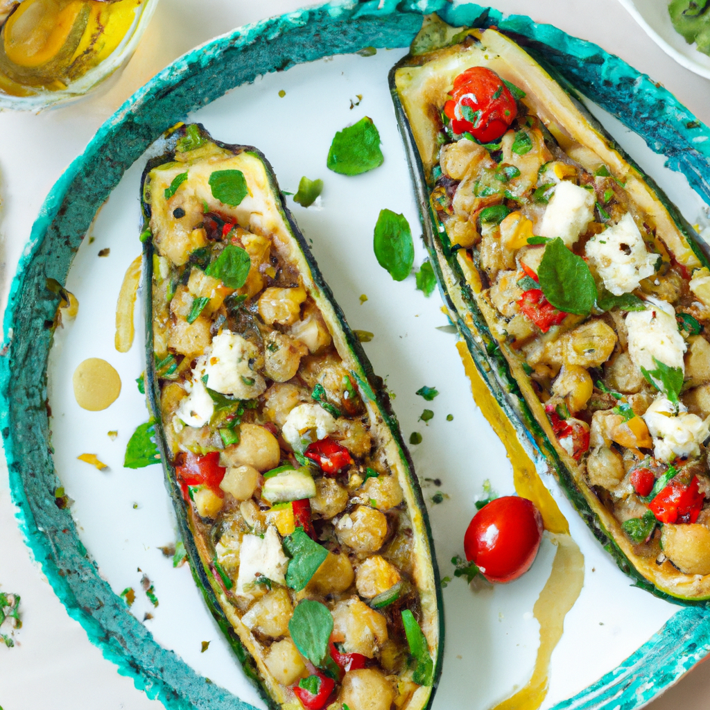 Mediterranean Zucchini Boat