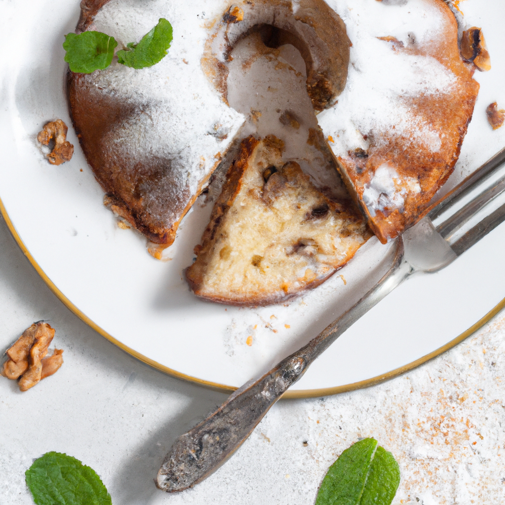 Ciasto Orzechowe Walnut Cake