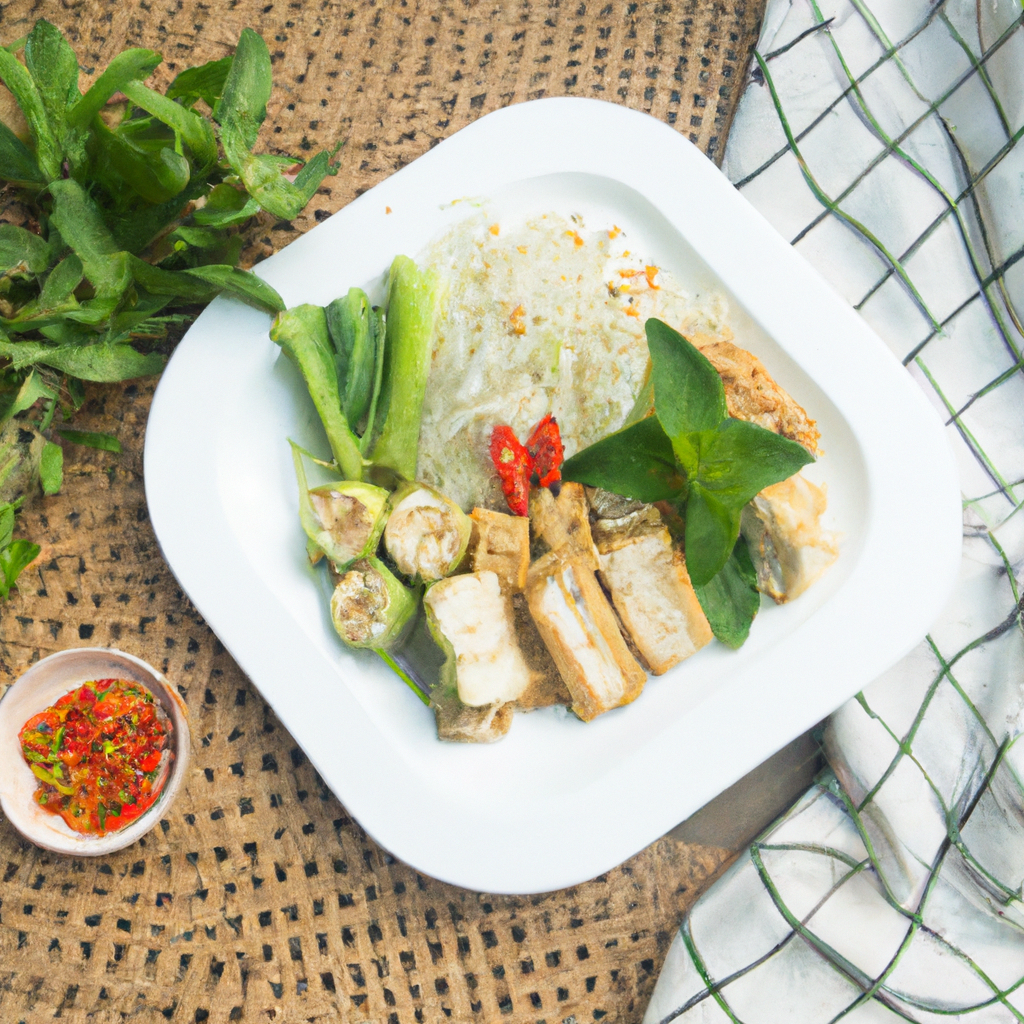 Tofu Bun Thit Nuong Vietnamese Noodle Bowl