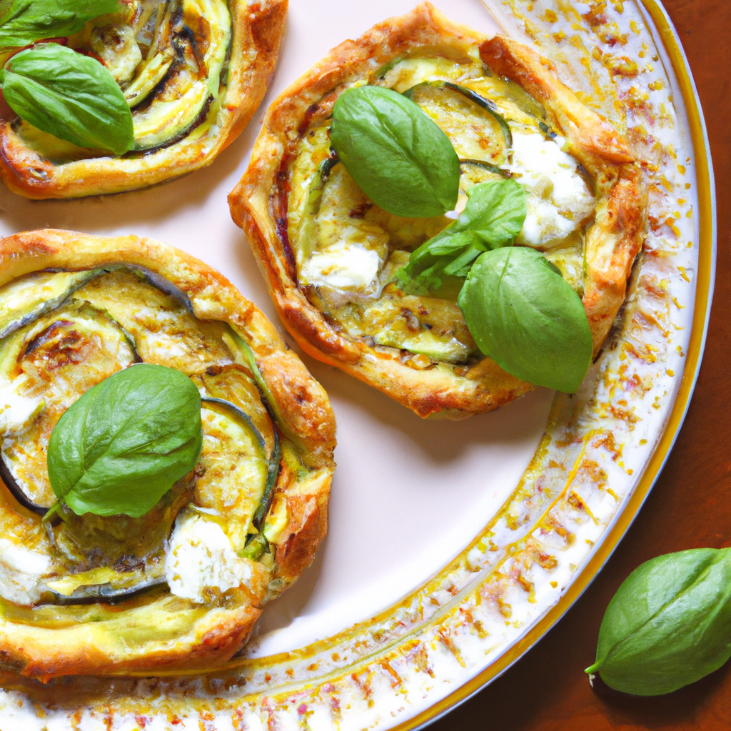 Zucchini And Ricotta Tartlets