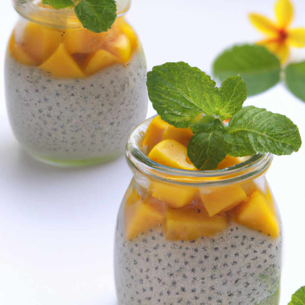 Mango Coconut Chia Pudding