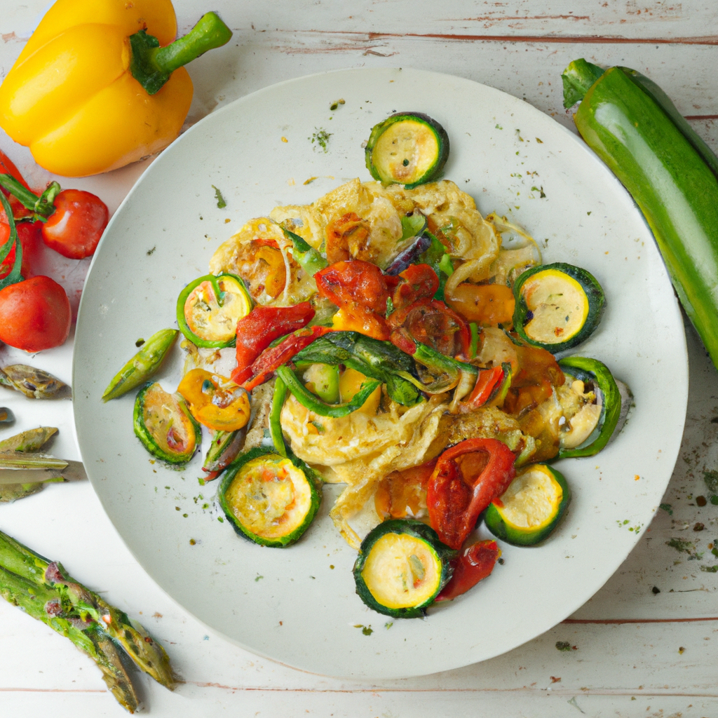 Vegetable Linguine With Lemon Butter Sauce