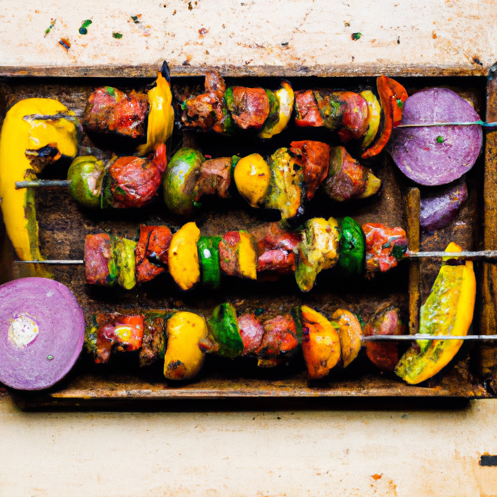 Vegetarian Moroccan Brochettes