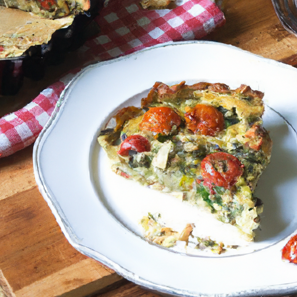 Vegetarian Quiche Florentine
