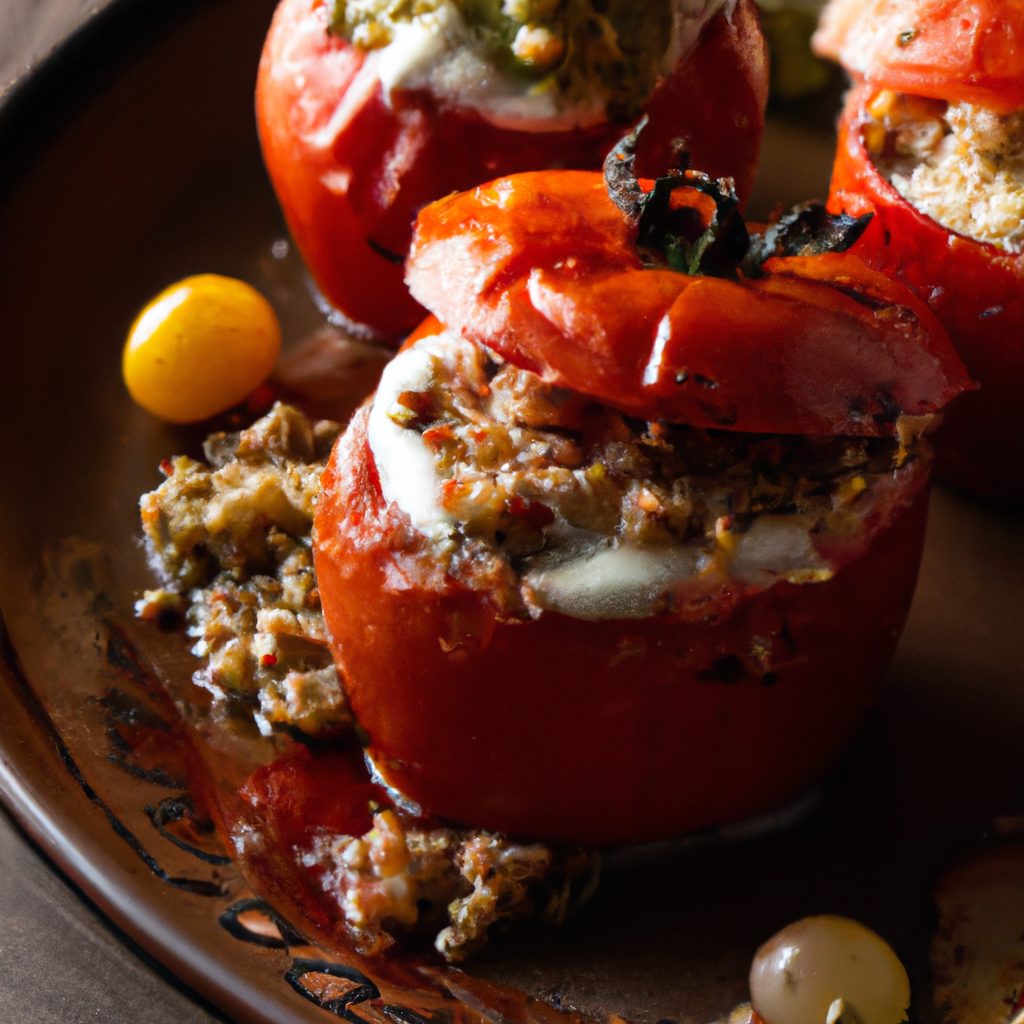 Peruvian Style Stuffed Tomatoes With Aji Sauce