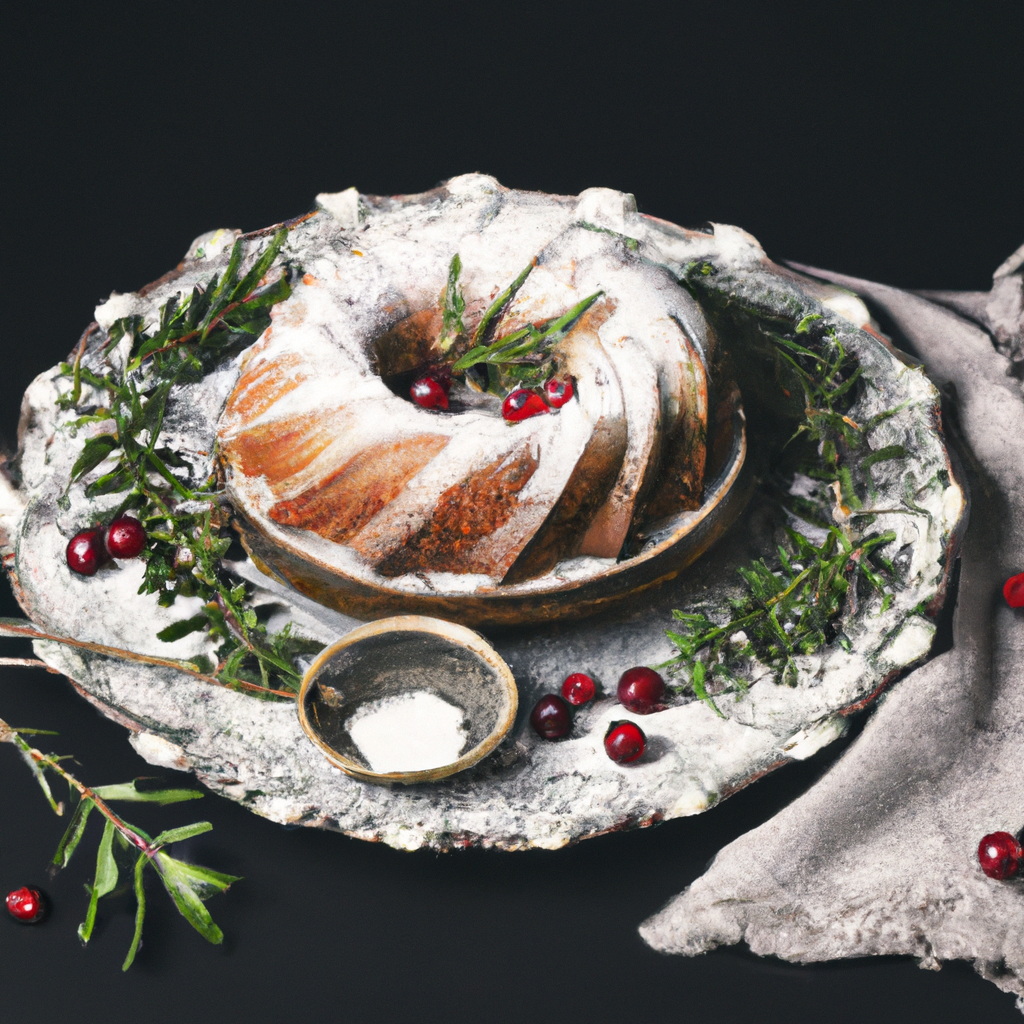 Lingonfruktkaka Lingonberry Fruitcake