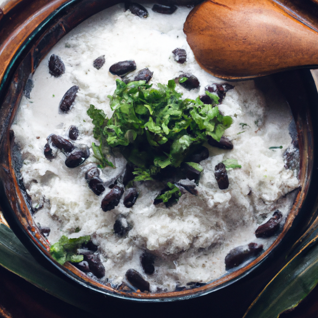 Coconut Braised Black Beans