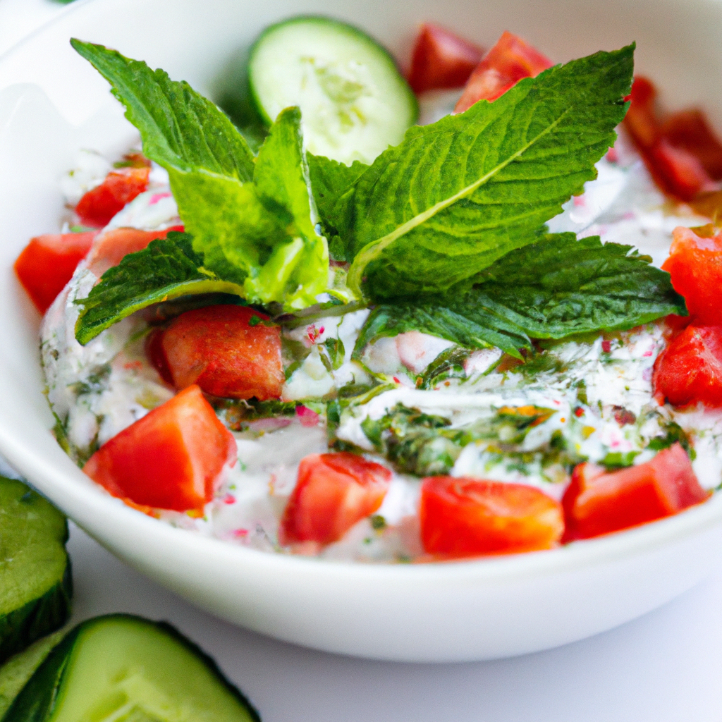 Yogurt And Mint Salad