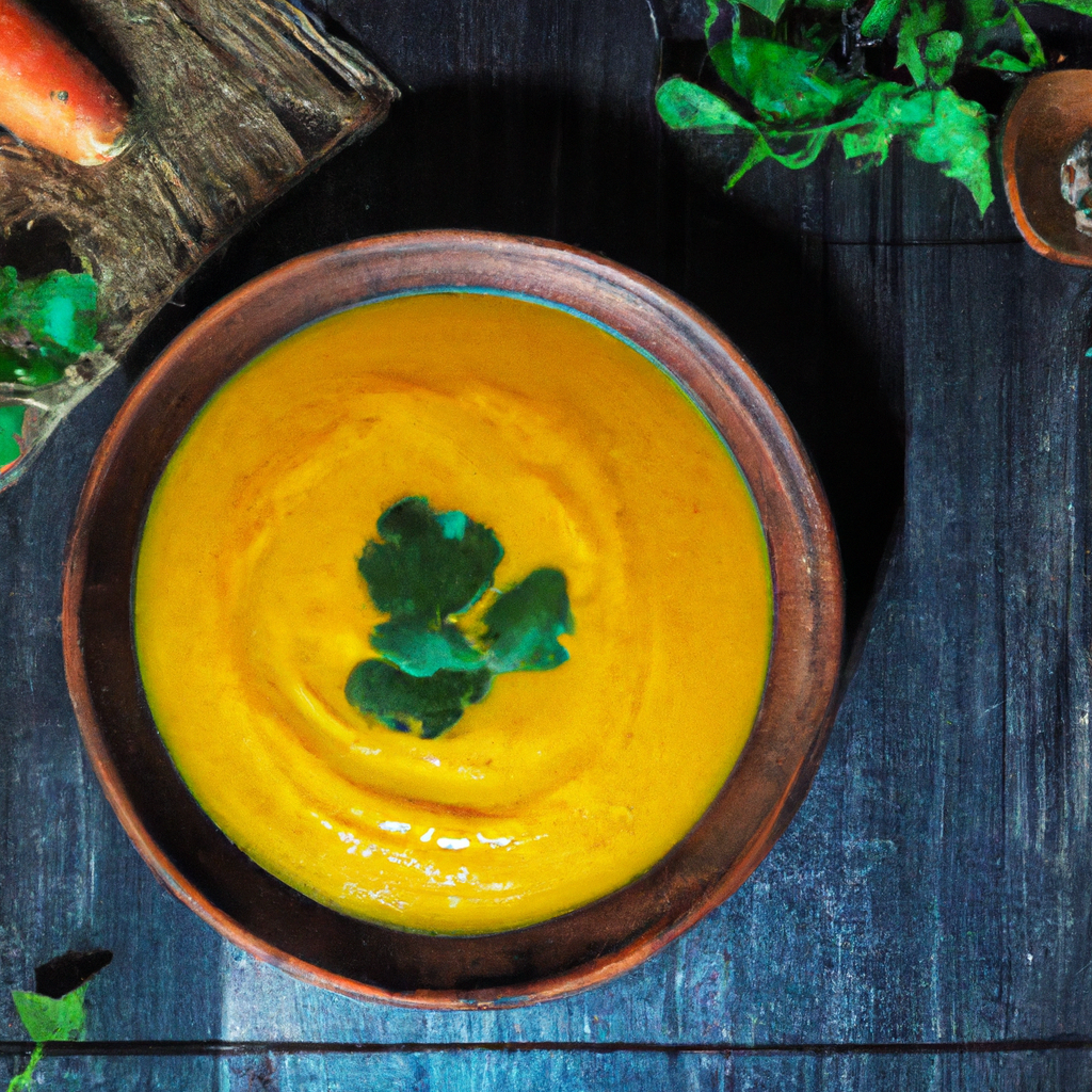 Moroccan Spiced Carrot And Sweet Potato Soup