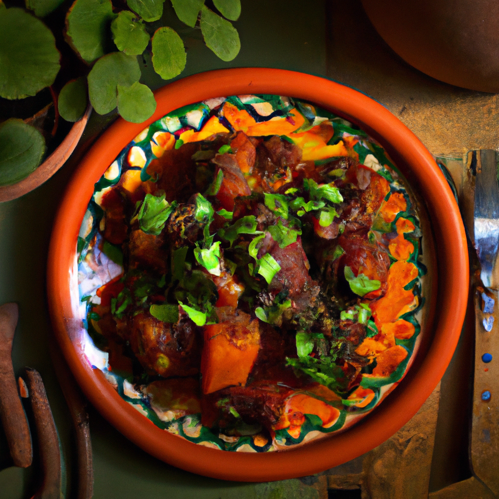 Moroccan Sweet Potato Tagine